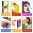 thumbnail image 3 of Freecat Marble Run, 209PCS Magnetic Tiles Building Blocks, Educational Toy for Kids 4 5 6 7 8 Years, Marble Track Toy Set Christmas Birthday Gifts for Boys Girls., 3 of 8