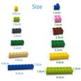 thumbnail image 4 of 200 Pcs Carreaux Moc Ronds 1x1 98138 DIY Blocs de Construction Créatifs Classiques Compatibles avec Assemblages de Particules Jouets Rouges, 4 of 4