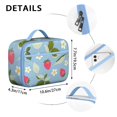 thumbnail image 6 of Lunch Box with Padded Liner Spacious Insulated Lunch Bag Durable Men Bento Bag with Strap for Commuters Outdoor Enthusiasts School Sports Office/Work Meals Picnic & Camping, 6 of 6