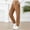Brown, variant on AOOCHASLIY Valentine's Day Women Pants Women's Fashion Casual Solid Elastic Waist Trousers Long Straight Pants