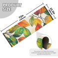 thumbnail image 5 of Yayeee Runner Rug for Bedroom 2'x6' Machine Washable Hallway Non Slip Mat, Beige Leaves, 5 of 8
