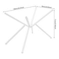 thumbnail image 2 of Metal Table Legs, Table Crossed-leg, Modern Table Legs For Glass, Marble, Or Wooden Tabletops, 2 of 16
