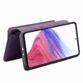 thumbnail image 5 of Detachable Magnetic Case Wallet For Samsung A25 5G Compatible with MagSafe Wireless Charging Phone Cover Multi Card Slots Cash Coin Zipper Pocket RFID Blocking For Samsung Galaxy A25 5G, Purple, 5 of 9