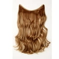 thumbnail image 2 of Synthetic Invisible Wire in Hair Extension Full Head As Natural Curly Wavy, 2 of 5