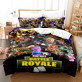 thumbnail image 1 of Cartoon Children's Game Fortress Night Quilt Cover Bedding 3D Digital Printing Three-piece Set, 1 of 4