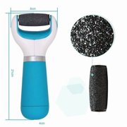 Electric foot file + 5 blue rollers