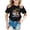 Black, variant on XEGLSBU Girls T Shirts Size 12-14 Youth Kid Girls Cute Graphic Round Neck Short Sleeve Tee Summer Casual T Shirt Blue-C Size 7-8 Years