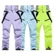 thumbnail image 2 of Pantalones de esquí para hombre y mujer, pantalones de esquí con correa, de invierno, resistentes al viento, impermeables, cálidos, gruesos, para snowboard, pantalones de esquí dobles, 2 of 5