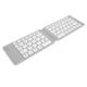 thumbnail image 3 of Teclado Bluetooth plegable, delgado, de bolsillo, portátil, inalámbrico, para Windows 7, 8, tableta, portátil, teléfono móvil, gris y blanco, 3 of 12