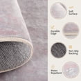 thumbnail image 5 of KoshiMe Area Rug 5'x7', Washable Non-Slip Modern Neutral Abstract Rugs for Living Room, Soft Stain Resistant Low Pile Carpet for Dining Room Office, Grey Pink, 5 of 8
