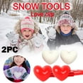 thumbnail image 1 of 2PC Snow Snowball Maker Clip Maker Animal Shaped Snow Sand Mold Tool Winter Kids, 1 of 6