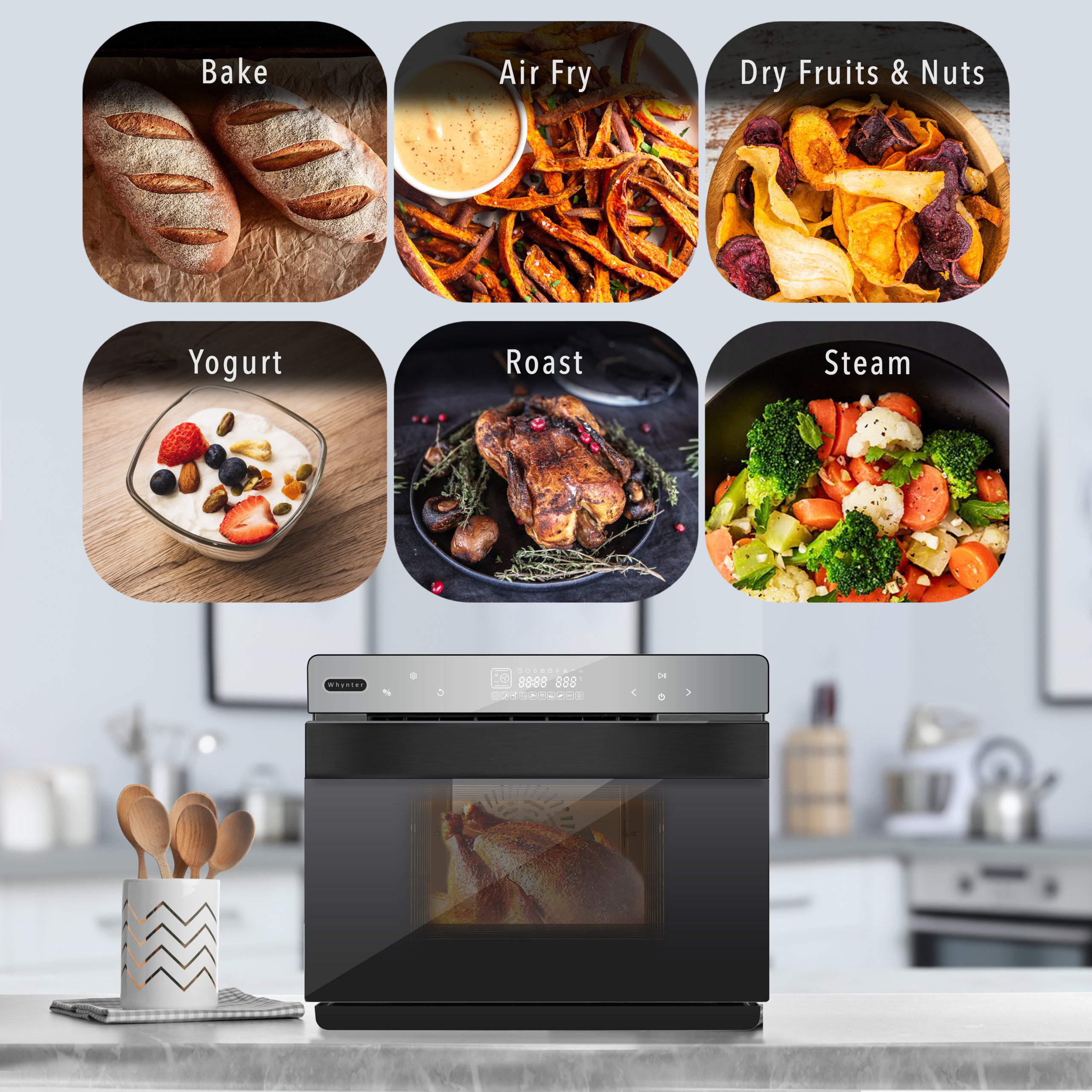 Whynter Grande 40 Quart Capacity Counter-Top Multi-Function Intelligent Convection