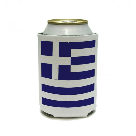Greece Flag - Greek International Can Cooler Drink Insulator Beverage Insulated Holder