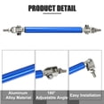 thumbnail image 4 of Unique Bargains 1pair 100mm 3.94' Splitter Support Rods Adjustable Front Bumper Lip Splitter Strut Rod Tie Support Bars for Car Blue, 4 of 6