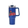 thumbnail image 3 of Taza para coche, taza con mango de acero inoxidable 304, taza de hielo con pajita, 40oz, 3 of 6