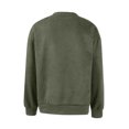 thumbnail image 3 of Domuza Crew Neck Sweatshirts for Men Vintage Distressed Acid Wash Long Sleeve Sweatshirt Fall Winter Casual Oversized Workout Pullover Top with Pocket Champagne 2XL, 3 of 3