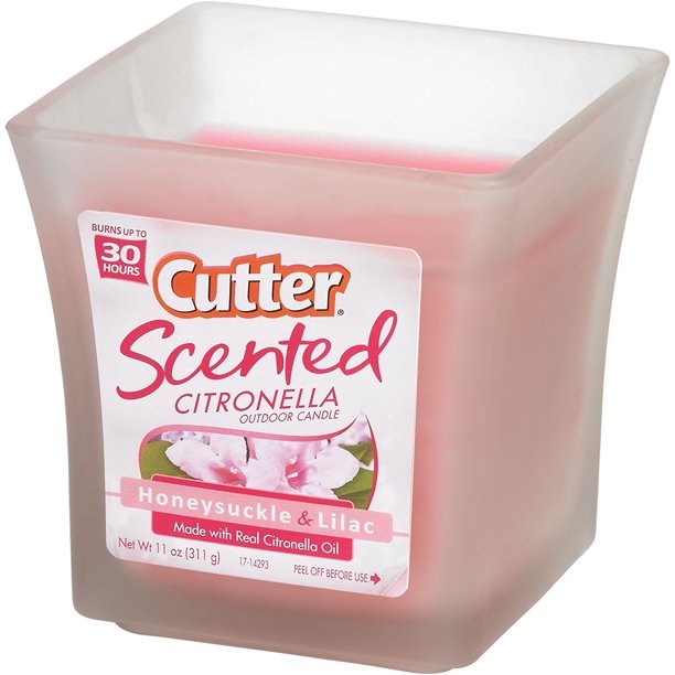 Cutter Scented Citronella Outdoor Candle (HG96151) (Pack of 6)