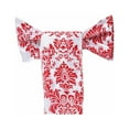 thumbnail image 6 of Efavormart 5pc x Damask Flocking Chair Sash for Wedding Events Banquet Decor Chair Bow Sash Party Decoration Supplies - Red, 6 of 10
