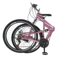 thumbnail image 2 of Bicicleta de Montaña Plegable Centurfit Rodada 26 Freno de Disco Rosa, 2 of 5
