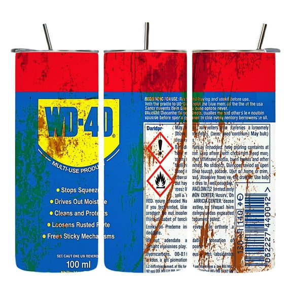 Alpha Printing Multi-Purpose Lubricant 20oz Tumbler with Straw