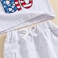 thumbnail image 6 of Okbabeha Baby and Toddler Girl Boy Big Sister Little Sister Brother Matching Outfits Romper/T Shirt+Shorts 4th of July Outfit, 6 of 7