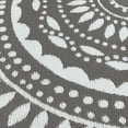 thumbnail image 7 of Mainstays 5'x7' Gray Medallion Plastic Outdoor Area Rug, 7 of 7