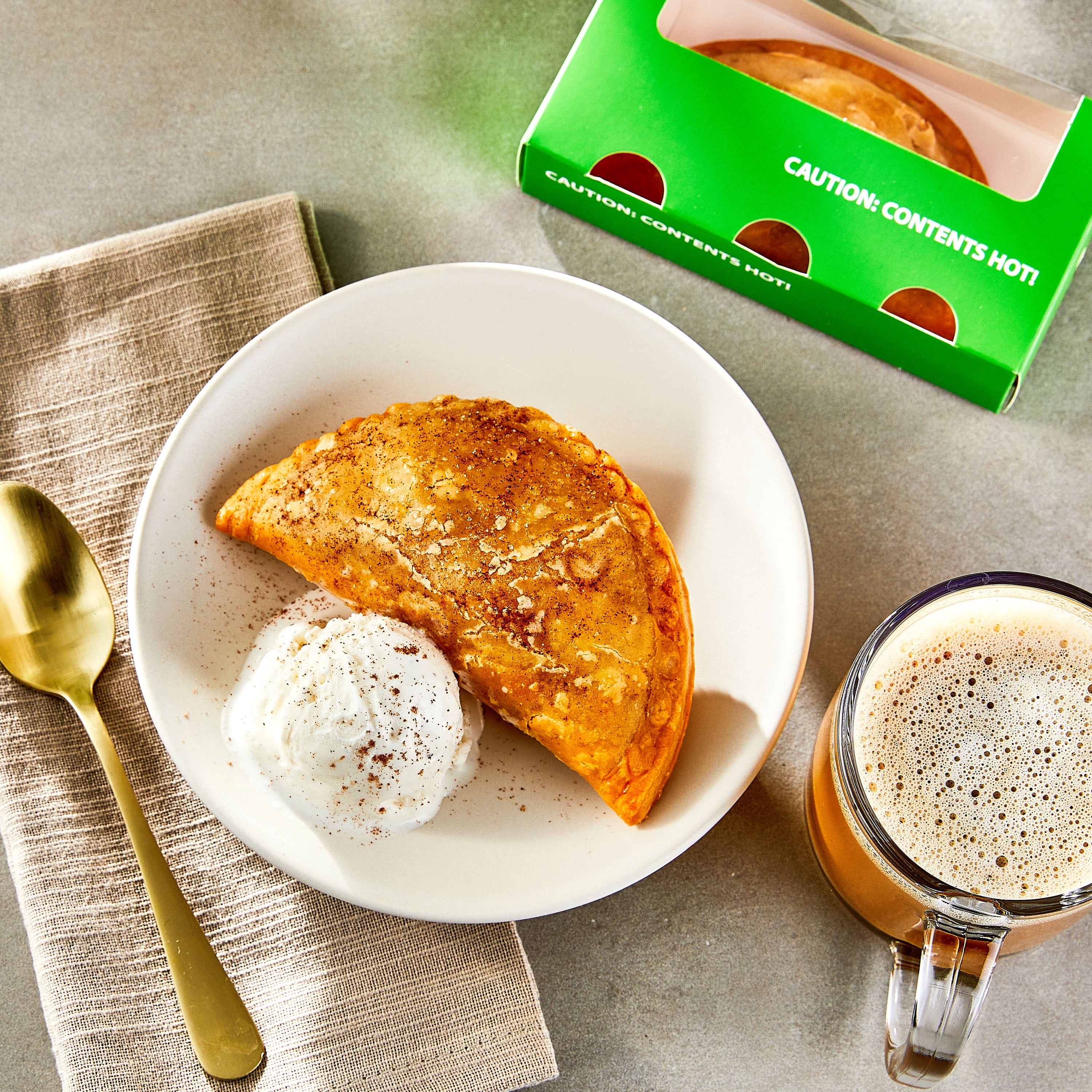 Freshness Guaranteed Hot and Ready-to-Eat Caramel Apple Empanada, 1 Count