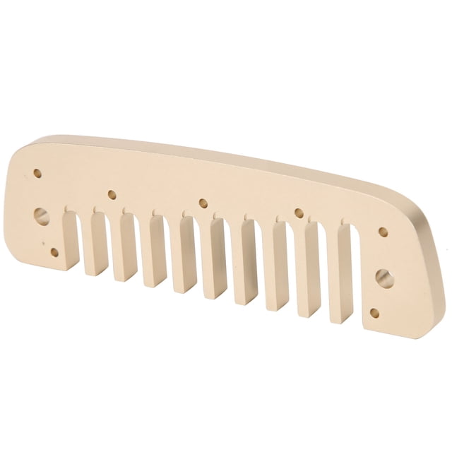 Sonew 10‑Hole Comb Harmonica Part,Aluminum Alloy Harmonica Part,Comb Harmonica Part 10‑Hole Aluminum Alloy Small Musical Instrument Fitting for Beginner