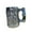 Blue, variant on Plyzle Military Theme 3D Mug - Army Gear 3D Relief Collectible Cup, Metal-Look, Gift for Enthusiasts, 5.1 Inch