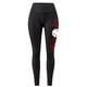 thumbnail image 2 of Gibobby Leggings gluteos deportivo Pantalones entrenamiento para mujer, cómodos, informales, con estampado béisbol（Rojo， L), 2 of 4