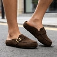 thumbnail image 6 of BERANMEY Mules for Women Memory Foam Cork Sole Clogs Women's Mules & Clogs Non-Slip Slip-On House Shoes Indoor Outdoor Comfort Slides, 6 of 7