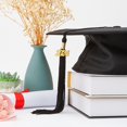 thumbnail image 4 of 2Pcs Graduation Tassel, Graduation Cap Tassel, Tassel with 2024 Year Gold Charms, Graduation Tassel Graduation Cap Decorations for Graduation(Black）, 4 of 5