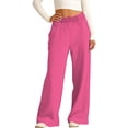 thumbnail image 4 of Rvusndi Girls Summer Wide Leg Pants Stylish Comfortable Soft Loose Casual Trousers with Elastic Waist for Kids Play and Everyday Wear, 4 of 5