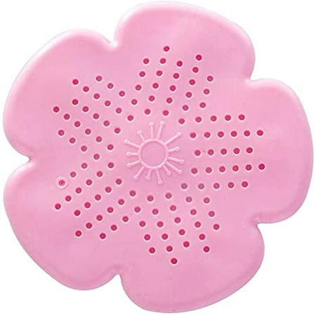 

Egebert Drain filter Floor Drain Sink Plug Flower Shape Kitchen Drainer Filter Bathroom Shower Accessories Hair Stopper 15.5 * 15.6cm Sink Strainer Pink
