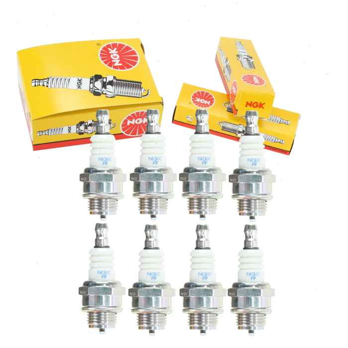 8 pc NGK 7421 Standard Spark Plugs for 018-00546-211 065-01404-70 150265060 245 293918 4113202S 6022 6025 77-306 840 840C 92070-2060 98073-56744 AR7N CSR45 E3.12 E7199-67740 FF-12 L6RC RCJ8 W20M-U