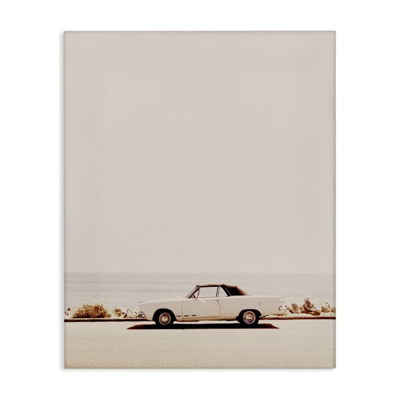 Stupell Industries California Dreaming Antique Car Landscape & Nature Photography Wrapped Canvas Canvas Art Print Wall Art, 16 x 20