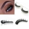 thumbnail image 5 of 10Pairs 3d Russian, D Curl Lash Strips, 15mm Wispy Fake Lashes that Look Like Extensions, Natural False Lashes Mink, 5 of 14