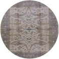thumbnail image 1 of Ahgly Company Machine Washable Indoor Round Industrial Modern Mauve Taupe Purple Area Rugs, 4' Round, 1 of 7