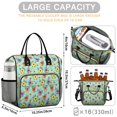 thumbnail image 5 of Pioneer Flower Floral Print Pattern Insulated Leakproof Lunch Box for Women, Large Lunch Bag for Tween Teen Adult, Loncheras Para Mujer for Work Beach Travel Picnic Camping, 5 of 6