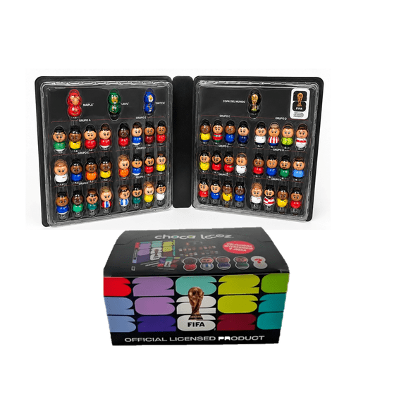 Choca Locoz Fifa 2026 Coleccionador + Caja De 20 Piezas
