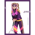 thumbnail image 4 of Trajes de los años 80 para niñas y niños, trajes Vintage de Hip Hop, chándal, diadema, pantalones superiores, conjuntos de ropa deportiva para fiesta de baile, 4 of 4