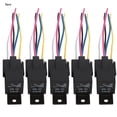 thumbnail image 1 of 5pcs 12V 30A/40A Automotive Relay 5-Pin SPDT with Harness Socket, 1 of 5