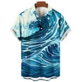thumbnail image 3 of ZCFZJW Mens Hawaiian Floral Shirts Tropical Button Down Shirt Summer Beach Shirt Big and Tall Regular Fit Casual Short Sleeve Graphic Tees Tops Multicolor#12 S, 3 of 3