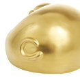 thumbnail image 5 of 13" x 5" Gold Porcelain Ceramic Pig Sculpture, by DecMode, 5 of 9