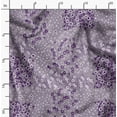 thumbnail image 2 of Soimoi Cotton Poplin Purple Fabric By the Yard - 42 Inch Wide -Floral & Leaf Floral Pattern Fabric - Botanical and Elegant Designs for Various Uses Printed Fabric, 2 of 6