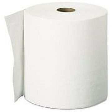 Kleenex Non-Perforated Hardroll Paper Towel Rolls, White, 6 rolls