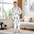 thumbnail image 6 of FORMRS Onesies Pajama for Adults Unisex Hoodie Winter Jumpsuit One Piece Sleepwear, Sizes S-2XL, Cartoon Snowmen, 6 of 7