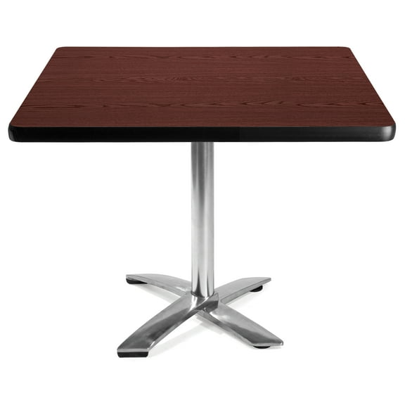 OFM Model FT42SQ 42" Square Flip-Top Multi-Purpose Table, Mahogany