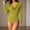 #0213-Green, variant on Womens Bodysuit Long Sleeve V Neck Cowl Neck Solid Shapewear Bodysuit Thong Bottom Slim Fit for Daily