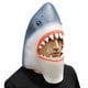 thumbnail image 1 of Máscara de cabeza de tiburón animal de látex para fiesta de disfraces de Halloween, 1 of 4